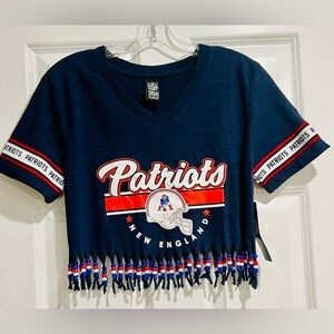 New England Patriots Bedazzled Top